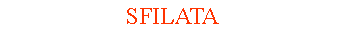 Casella di testo: SFILATA